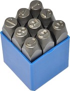 KS Tools 156.0467 Zahlen-Prägestempel-Satz, 10-teilig