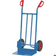 NiNeKa Stahlrohrkarren bis 250kg, Höhe 1150 mm, breite Schaufel