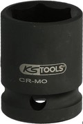 KS Tools 515.1895 1 Zoll Sechskant-Kraft-Stecknuss, kurz, 1.5/8 Zoll