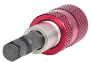 KS Tools 514.1109 1/4 Zoll Magnetischer Bithalter mit Tiefeneinstellung, 50 mm