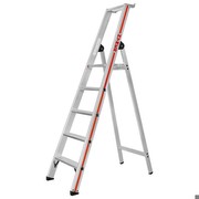 Hymer Leichtmetallbau und KoKG Stufenstehleiter Sicherheitsbrücke 5 Stufen und 1,95m Hymer DS124805