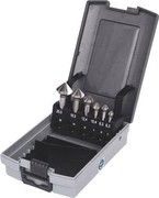KS Tools 336.0446 HSS Kegel- und Entgratsenker-Satz 90° in Kunststoffkassette, 6-teilig, 6.3-20.5 mm