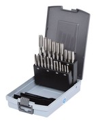 KS Tools 336.0641 HSS Handgewindebohrer-Satz M in Kunststoffkassette, 21-teilig, M3-M12
