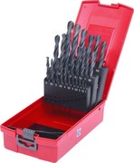 KS Tools 330.1623 HSS-R Spiralbohrer-Satz in Kunststoffkassette, 25-teilig, 1-13 mm