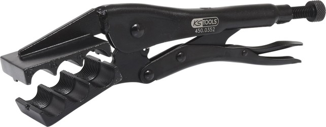 KS Tools 450.0352 Spezial-Klemm-Gripzange, Ø 15-18 mm