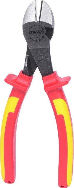 KS Tools 117.1115 Ergotorque VDE Kraft-Seitenschneider, 175 mm
