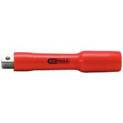 KS Tools 117.3823 3/8 Zoll Isolierte Verlängerung mit Schraubenarretierung, 125 mm