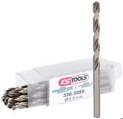KS Tools 330.3050 HSS-G Co 5 Spiralbohrer, 5 mm, 10-er Pack