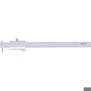KS Tools 300.0626 Universalstreichmaß mit Anschlagrolle, 200 mm