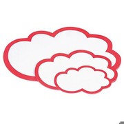Magnetoplan 111152003 Moderationskarten und wolken klein, 420 x 250 mm