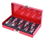 KS Tools 918.1385 1/2 Zoll Chrome Plus Bit-Stecknuss-Satz für TX-Schrauben, 9-teilig, T20-T60