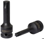 KS Tools 911.0935 1/2 Zoll Kraft-Bit-Stecknuss für Ribe-Schrauben, lang, M5
