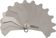 KS Tools 300.0619 Schweißnahtlehre, 12 Blatt, 3-12 mm