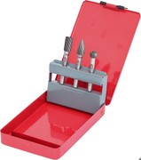 KS Tools 515.3203 HM Frässtift-Satz in Kunststoffkassette, 3-teilig