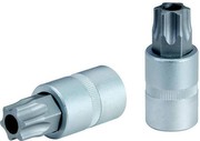 KS Tools 911.1387 1/2 Zoll Bitstecknuss für TX-Schrauben mit Bohrung, TB80
