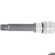 KS Tools 918.1781 1/2 Zoll Chrome Plus Bit-Stecknuss für Ribe-Schrauben mit Bohrung, M6