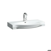 Laufen Palace Waschtisch unterbaufähig B: 90 T: 51 cm m. Überlauf weiß mit 1 Hahnloch, 8127020001041