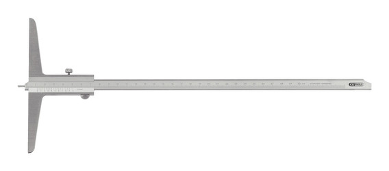 KS Tools 300.0553 Tiefenmessschieber mit Messstift, 0-200 mm