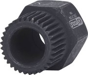 KS Tools 150.3104 22 mm Vielzahneinsatz, 33 Zahn, L-30 mm