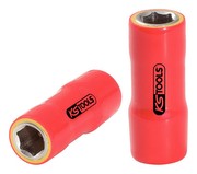 KS Tools 117.1409 1/4 Zoll Isolierte Stecknuss, 9 mm