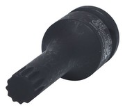 KS Tools 911.0951 1/2 Zoll Kraft-Bit-Stecknuss für Vielzahn XZN-Schrauben, lang, M12
