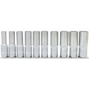 KS Tools 917.1750 1/2 Zoll 12-kant-Stecknuss-Satz, lang, 10-teilig, 10-21 mm