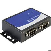 DeLock Adapter USB 2.0 to 2 x serial RS-422/485 - Serieller Adapter - 2 Anschlüsse