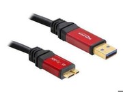 DELOCK Kabel USB 3.0 rot A > micro-B 5.0m