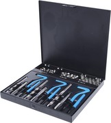 KS Tools 150.6155 Nirostahl Gewinde-Reparatur-Satz M6-M10, 87-teilig