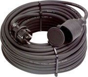 AS Schwabe - 25m H07RN-F3G1,5 Gummi Verlaengerung schwarz Art:N60370