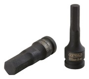 KS Tools 911.0932 1/2 Zoll Kraft-Bit-Stecknuss für Innensechskant-Schrauben, lang, 19 mm