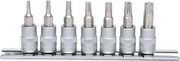 KS Tools 911.1458 1/4 Zoll Bit-Stecknuss-Satz für TX-Schrauben, 7-teilig, T10-T40