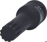 KS Tools 911.0953 1/2 Zoll Kraft-Bit-Stecknuss für Vielzahn XZN-Schrauben, lang, M16