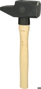 KS Tools 142.1250 Schlosserhammer, französische Form mit Eschestiel, 2500 g
