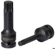 KS Tools 911.0950 1/2 Zoll Kraft-Bit-Stecknuss für Vielzahn XZN-Schrauben, lang, M10
