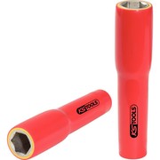 KS Tools 117.1379 1/2 Zoll Isolierte Stecknuss, Extra Lang, 32 mm, L-145 mm