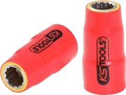 KS Tools 117.3837 3/8 Zoll Isolierte Stecknuss, 12 mm