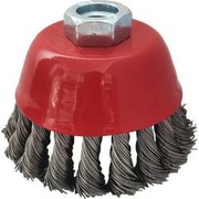 KS Tools 340.0027 Rostfreie Stahldrahttopfbürste 0.5 mm, ø 90 mm