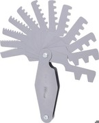 KS Tools 300.0622 Trapez-Gewindestahllehre, für 30° Gewinde, 2-12 mm
