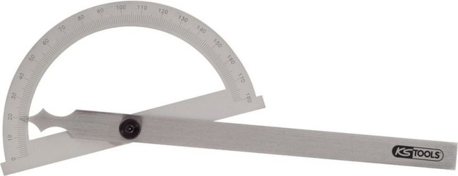KS Tools 300.0649 Gradmesser mit offenen Bogen Länge 1000 mm