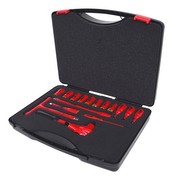 KS Tools 117.1860 1/2 Zoll Isolierter Steckschlüsselsatz, 16-teilig