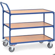NiNeKa Leichte Tischwagen 3 Böden, Griff hochstehend L x B 850 x 500 mm