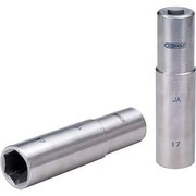 KS Tools 965.3857 3/8 Zoll Titan Plus Sechskant-Stecknuss, 17 mm lange Ausführung