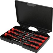 KS Tools 500.7165 ESD Feinmechanik-Schraubendreher-Satz PH und Schlitz, 7-teilig