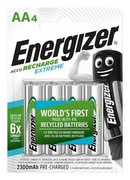 Energizer AA 2300 mAh Extreme Rechargeable Battery Pack 4