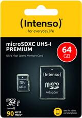 Intenso microSD Karte UHS-I Premium 64GB (3423490) Intenso microSD Karte UHS-I Premium 64GB (3423490)