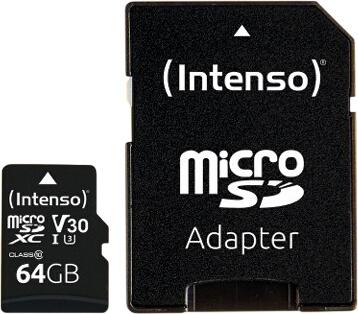 Intenso microSD Karte UHS-I Professional 64GB (3433490)