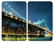 Wenko Herdabdeckplatte Brooklyn Bridge 2er Set