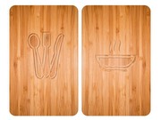 Wenko Herdabdeckplatte Lunch 2er Set