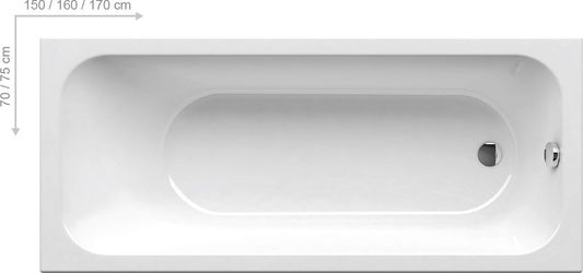 RAVAK Chrome 160x70